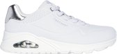 Skechers Uno - Shimmer Away Dames Sneakers - Wit
