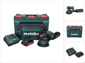 Metabo SXA 18 LTX 125 BL accu excenterschuurmachine 18 V 125 mm borstelloos + 1x accu 4.0 Ah + lader + metaBOX