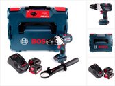 Bosch GSB 18V-110 C accu klopboormachine Professional 18V 110 Nm + 2x accu 5.0 Ah + lader + L-Boxx