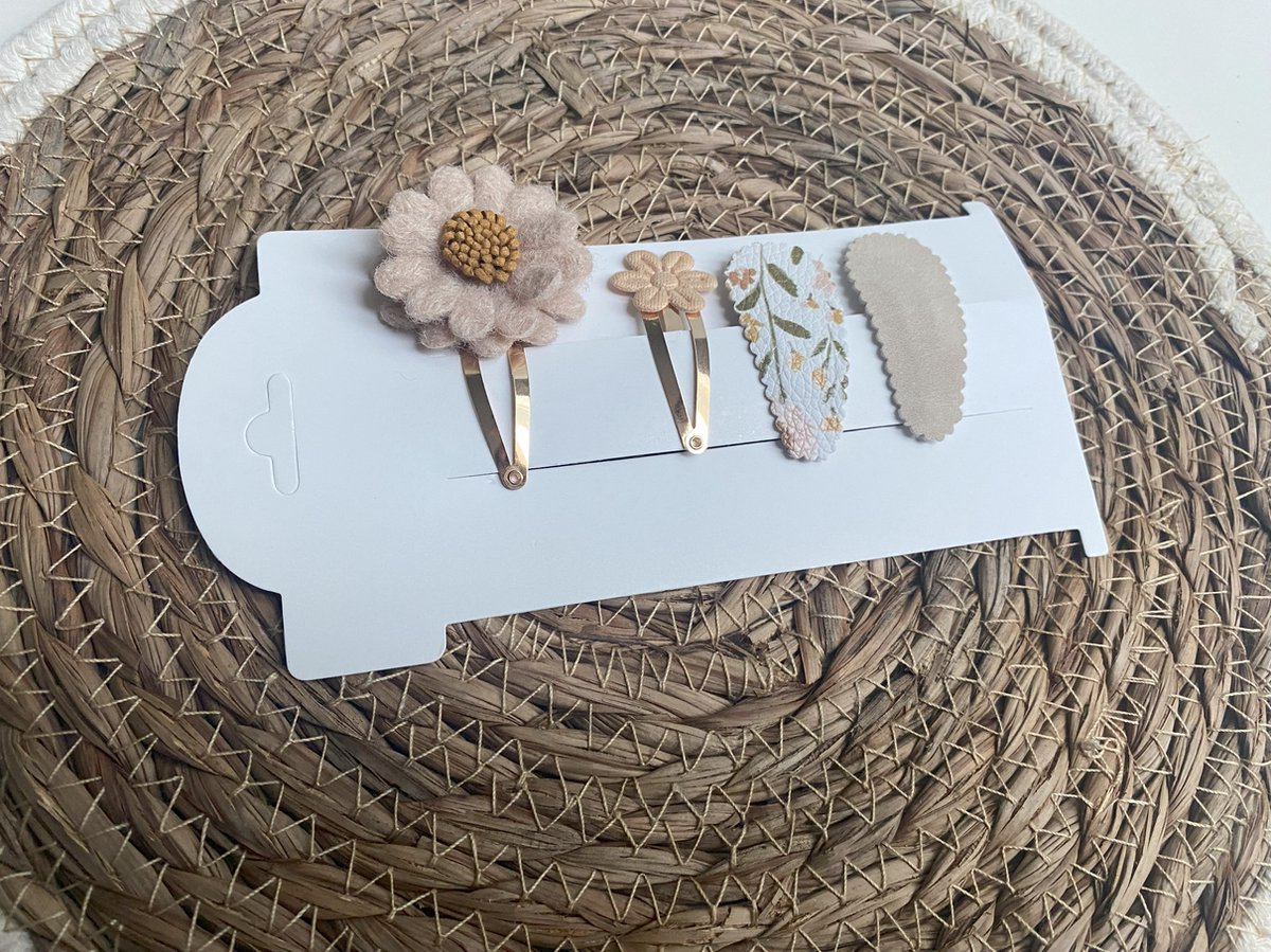 Klikklak haarspeldjes Bibi - kinderknipjes - haarspeldjes voor baby - haarspeldjes - haarknipjes - kinderaccessoires - haarknipjes kinderen
