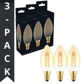LED's Light LED Lampes LED bougie or E14 - Ampoule design - Dimmable blanc extra chaud - 3PACK