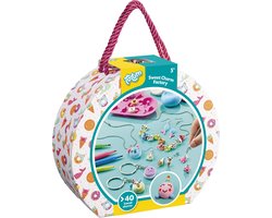 Totum Sweet charm factory knutsel koffertje kawaii sieraden, armbandjes maken / creatief speelgoed meisjes vanaf 5 jaar cadeau tip Sint Kerst