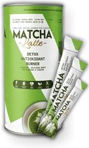 Matcha Premium Japanse Detox Latte, koffie en thee met kokossmaak, 1 doos 20x7gr