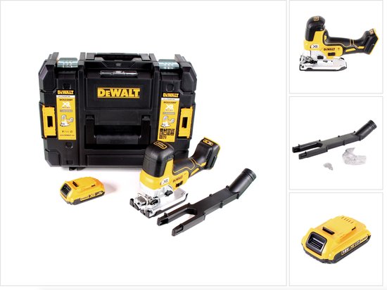 DeWalt DCS334NT-XJ 18V XR Brushless Decoupeerzaag In TSTAK Koffer Zonder Accu Lader DeWalt DCS334NT-XJ 18V XR Brushless Decoupeerzaag In TSTAK Koffer Zonder Accu Lader