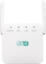 WiFi Repeater - 300 Mbps - WPS Knop - WiFi Extender - Super WiFi Booster - WiFi Versterker