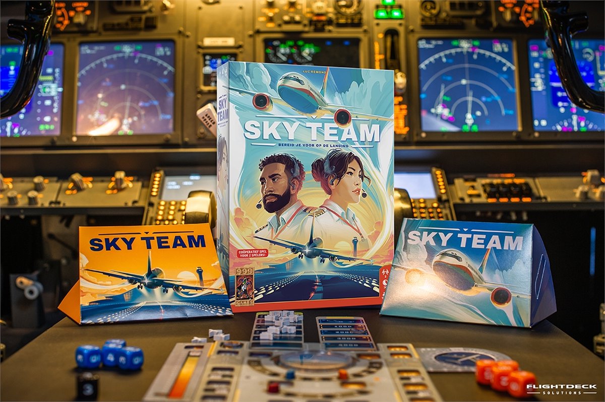 999 Games - Sky Team - Bordspel - Voor 2 spelers - Coöperatief spel - Nederlandstalig - Winnaar Speelgoed van het Jaar 2024 - Winnaar Gouden Ludo 2025 — afbeelding 15
