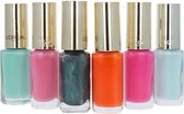 L'Oréal Color Riche 6 x 5 ml Nagellak - Set L