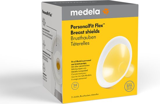 Medela Personal Fit Flex Borstschild met zachte rand - 2 stuks - Maat M - 24 mm van Medela — afbeelding 5