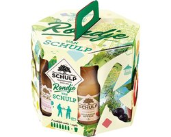 foto van Rondje van Schulp Vruchtensappen met origioneel glas - 7 x 200 ml