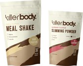 Killerbody Afval Starterspakket - Maaltijdshake & Fatburner - Vanilla & Raspberry - 1200 gr