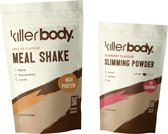 Killerbody Afval Starterspakket - Maaltijdshake & Fatburner - Apple Pie & Raspberry - 1200 gr