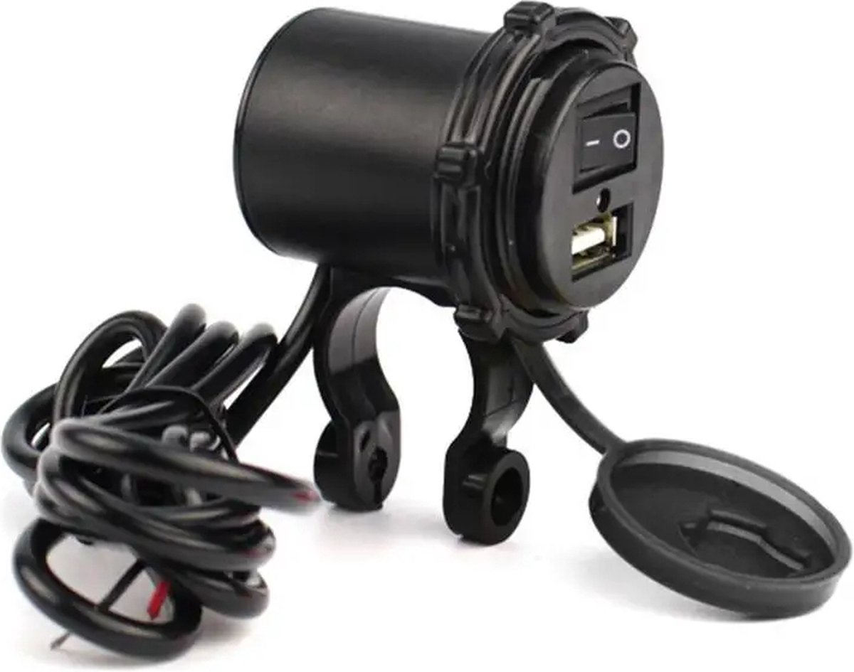 Motor Usb - Motor Accessoires - USB aansluiting motor - Waterdichte Usb Poort - 12/24V