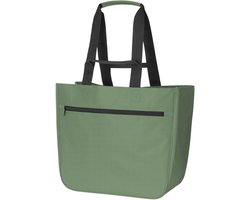 Shopper - boodschappentas - jade groen - 30 Liter - 37 x 40 x 20 cm - gerecycled materiaal - praktisch - Halfar