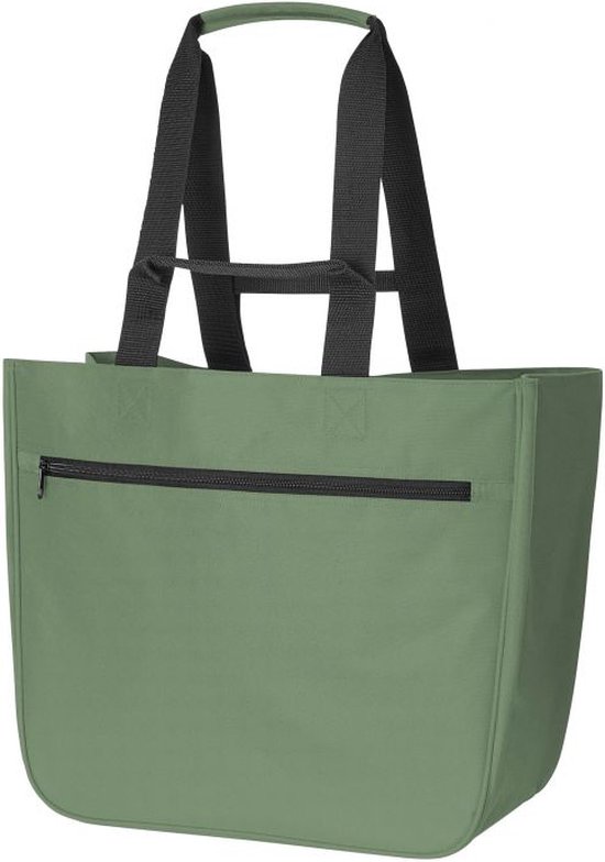 Facilitez vos achats avec le sac shopping Halfar®. Ce cabas est un espace de rangement idéal pour vos courses. Le sac est fabriqué à partir de matériaux recyclés et ne contient pas de PVC.