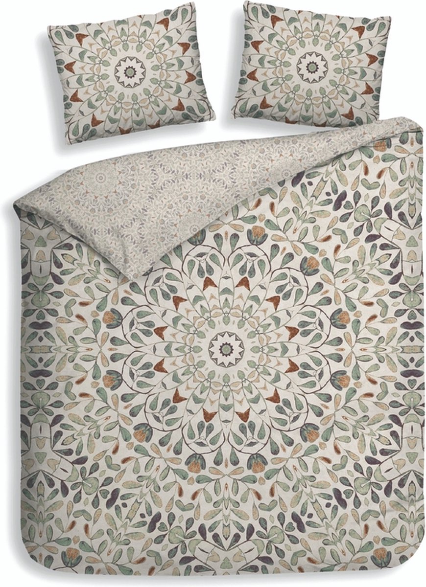 Heckettlane Blanche Dekbedovertrek - Tweepersoons - 200x200/220 cm - Natural
