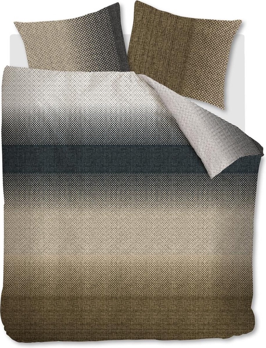 Beddinghouse Duco dekbedovertrek - Tweepersoons - 200x200/220 cm - Antraciet