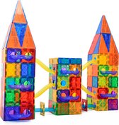 Tuiles magnétiques - Piste en marbre - 62 pièces - Jouets magnétiques - speelgoed de construction - Tuiles magnétiques - speelgoed Montessori - Magnetic toys - Blocs de construction magnétiques - Jouets Enfants - Magna minds