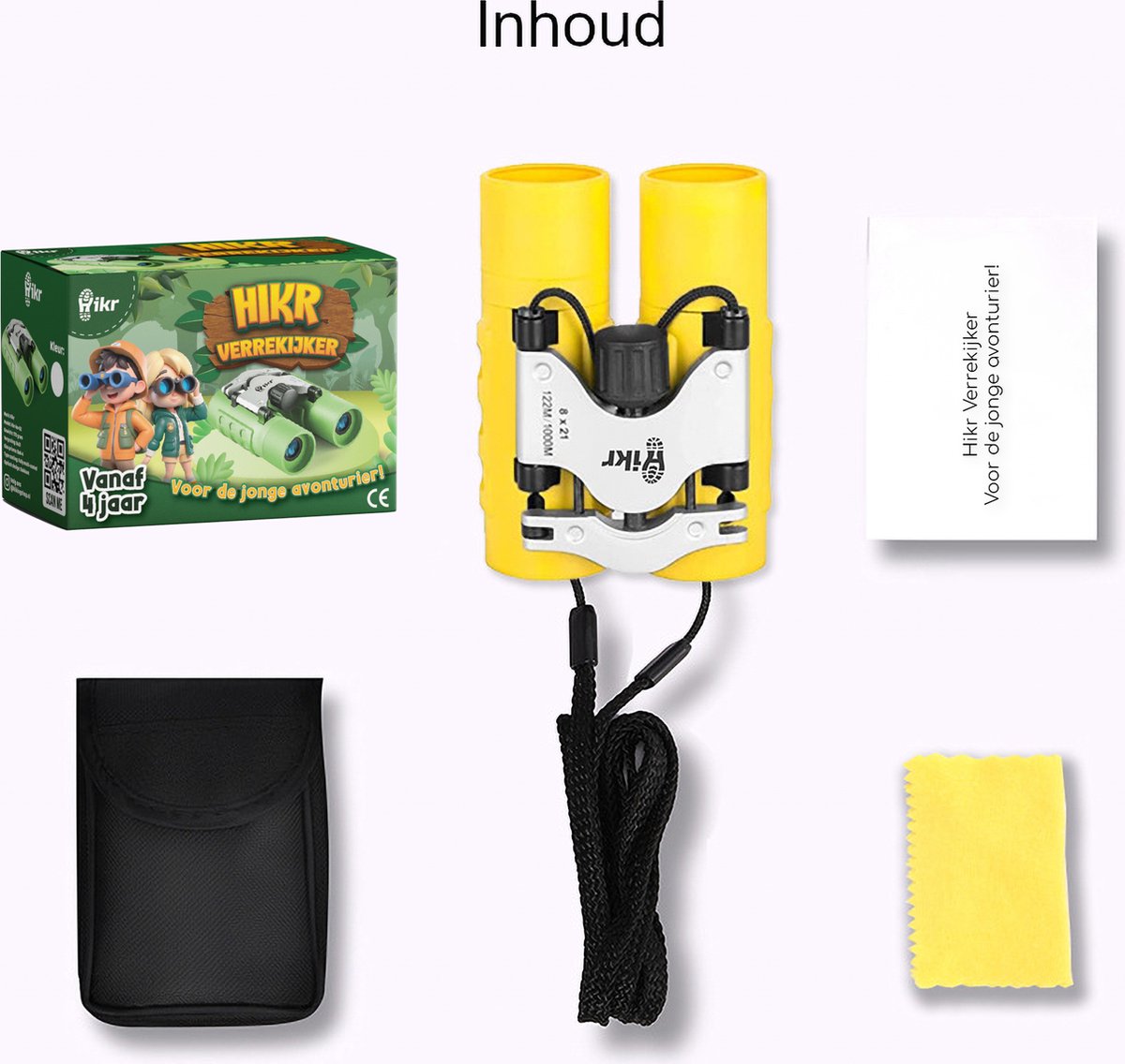 Hikr Verrekijker kinderen – BaK-4 8x21 – Compact & lichtgewicht – Junior speelgoed voor vogelspotten & buitenavonturen – Donkerblauw — afbeelding 7