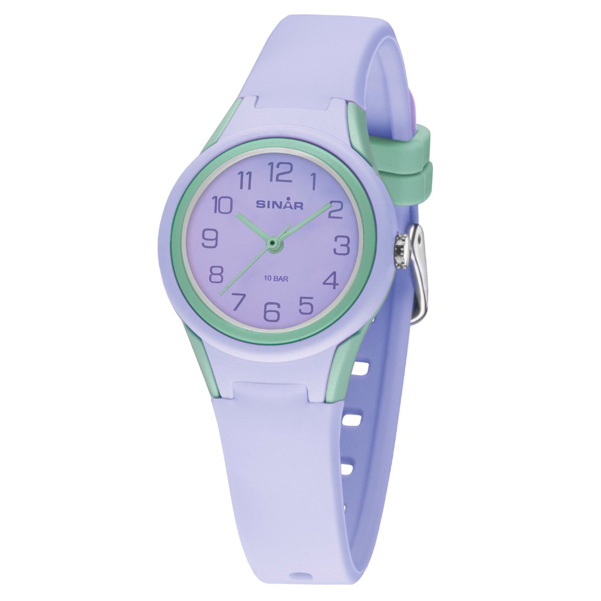 Kinderhorloge Meisje - Horloge Kind - Tiener - Horloges Meisjes Waterdicht - Analoog - Lila - Sinar - XB47-7