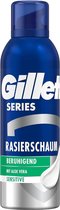 Gillette series Sensitive Scheerschuim met aloe vera 200 ml