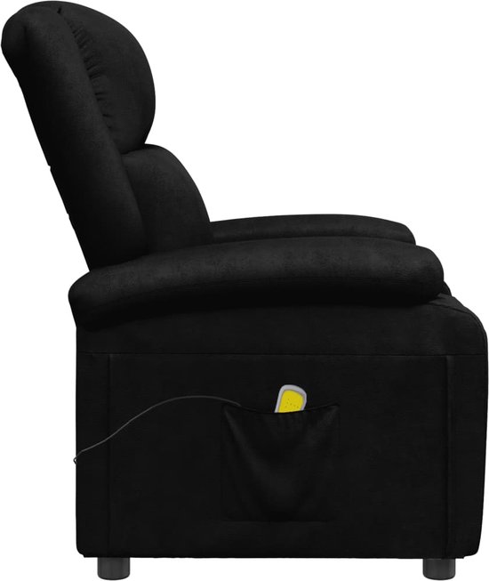 vidaXL Massagestoel Kunstleer Zwart Verstelbaar - vidaXL - €174,99