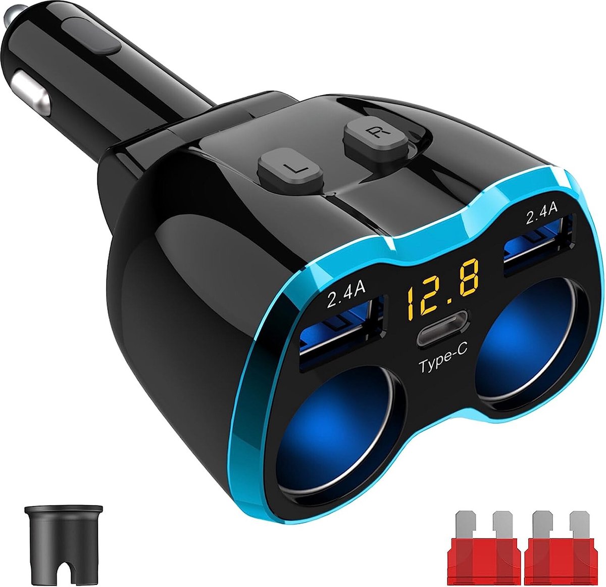 Goedkoopste Sigarettenaansteker Splitter - Autolader Splitter - Sigarettenaansteker USB Oplader - Sigarettenaansteker
