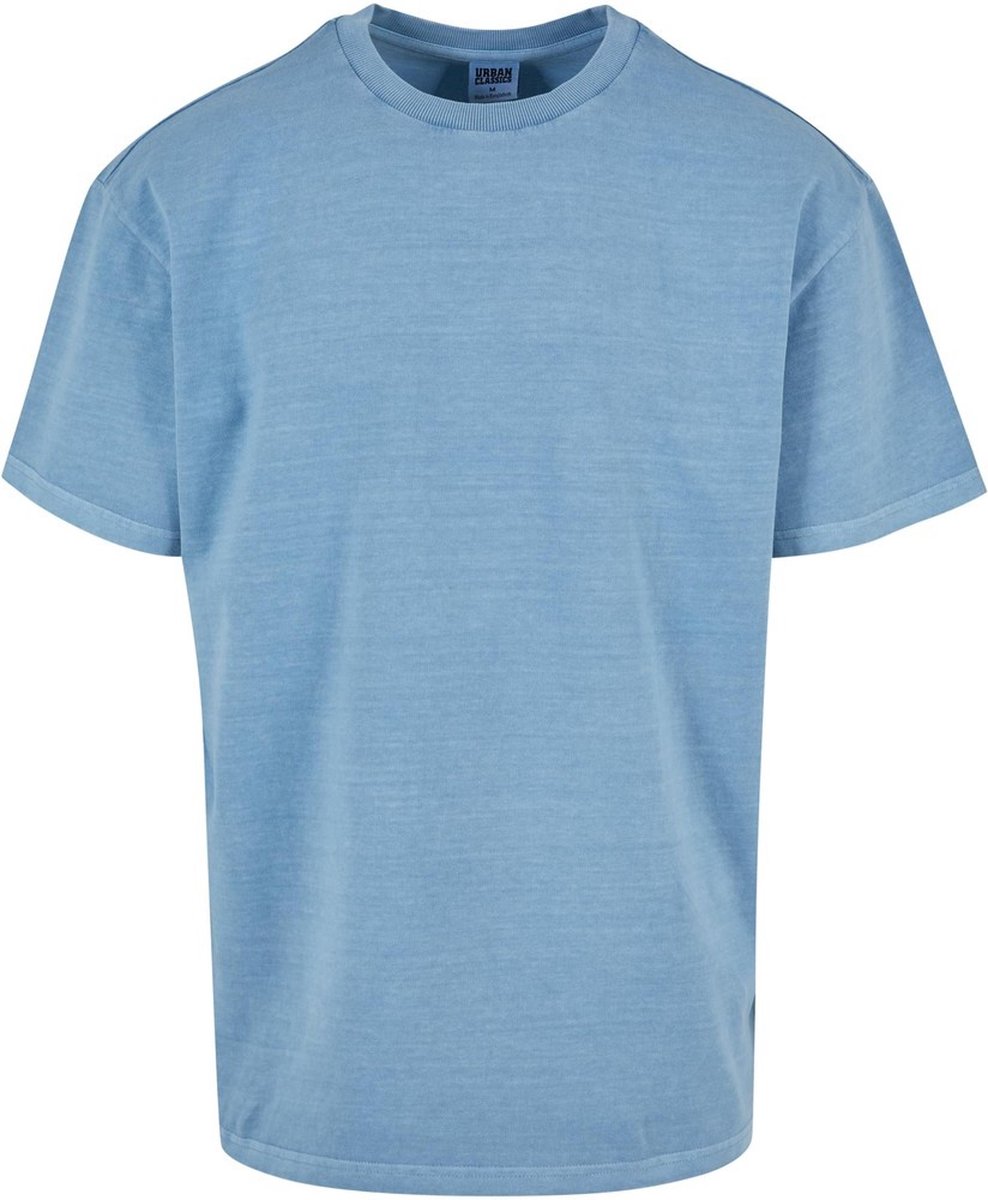 Urban Classics Heavy Oversized Garment Dye Heren T-shirt S Blauw
