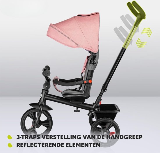 Tricycle avec barre de poussée Vélo pour enfants avec barre de poussée  Vélo Bébé Vélo avec barre de poussée Tricycle avec barre de poussée Boy