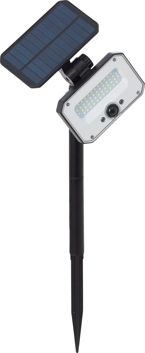BRILLIANT LED buitenprikkerlamp, solar, 54 cm, 1100 lm, 4100 K, zwart van BRILLIANT — afbeelding 4