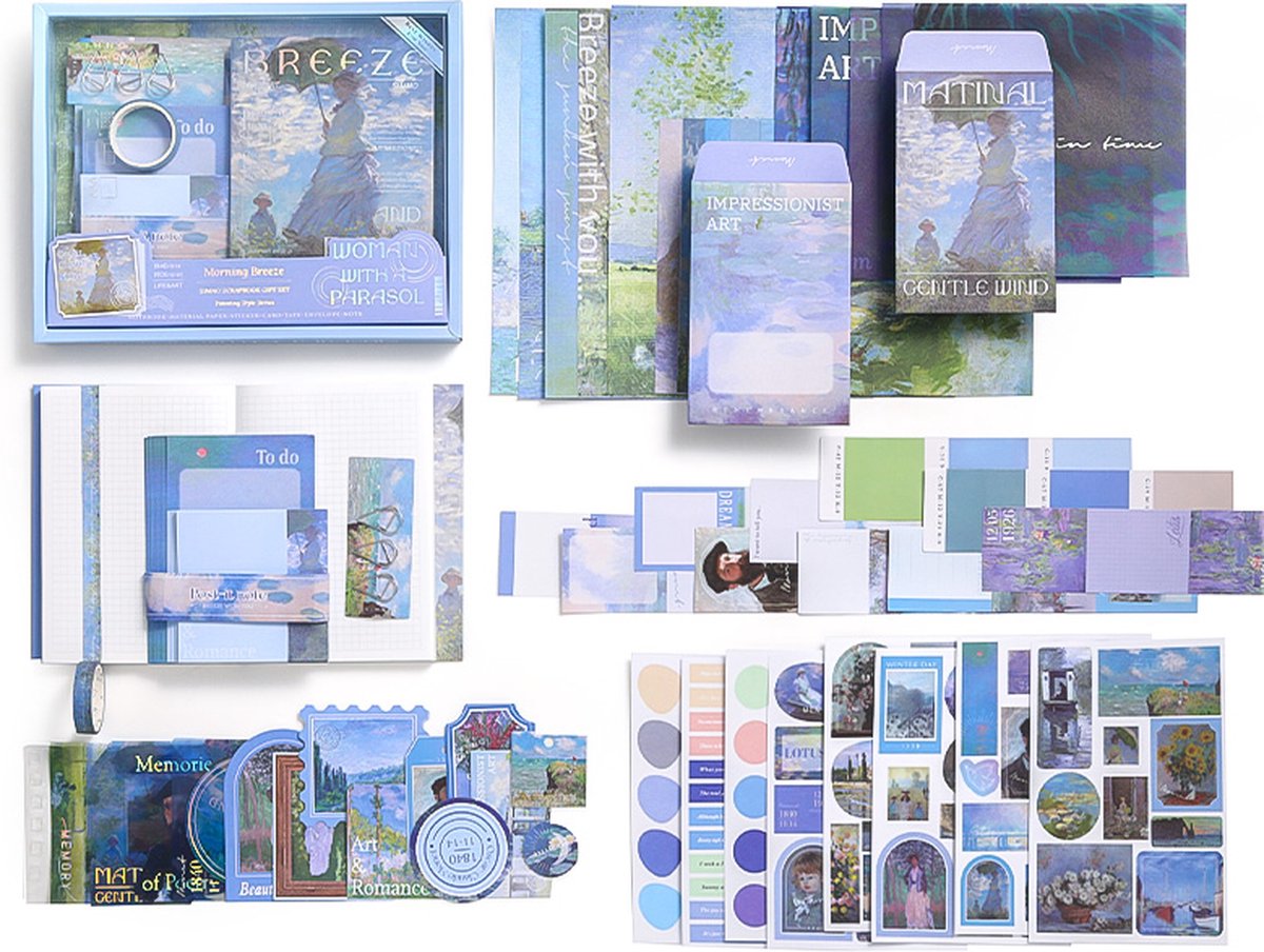 SIMNO® Bullet journal set A6 - 195-delig - Warme Wind