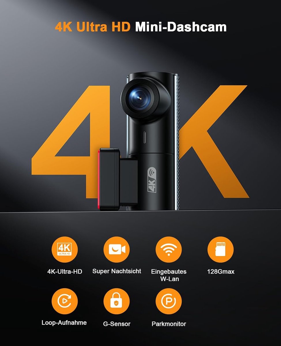 Dual Dashcam - Dashcam Voor en Achter - Auto Camera Dashcam - Dashcam Auto - Dual Dashcam voor Auto – foto 5