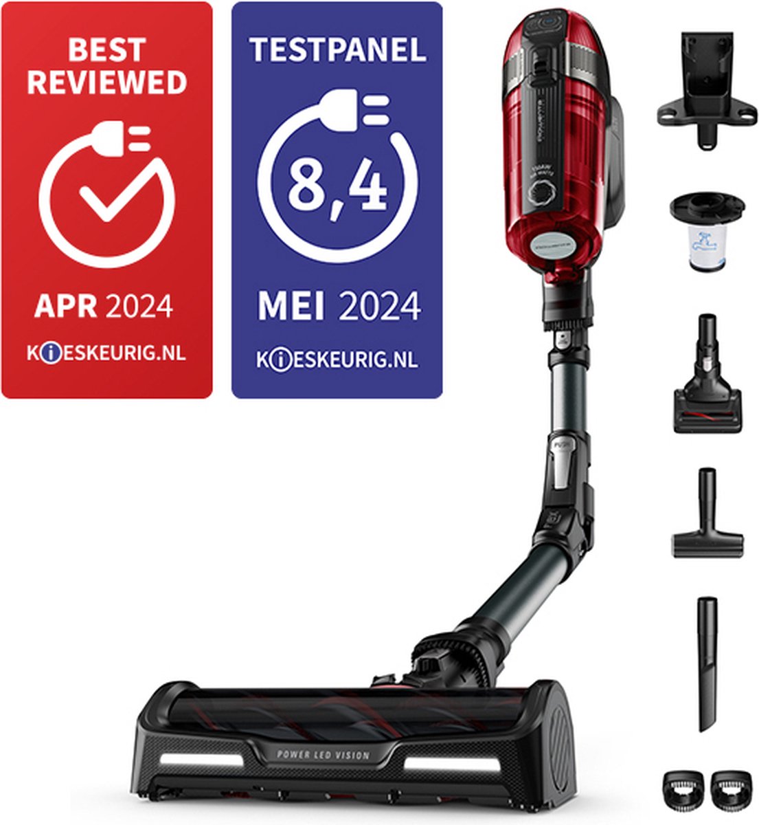 Rowenta X-Force Flex 12.60 RH98A8 - Steelstofzuiger