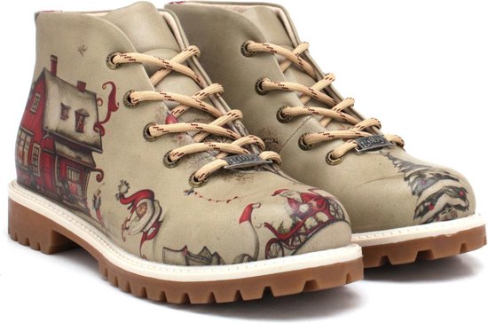GOBY Maison du Père Noël Bottes pour femmes Baskets pour