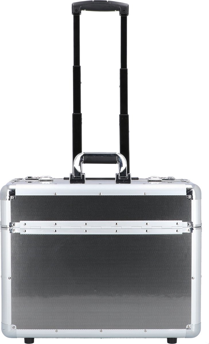 Alumaxx pilotenkoffer - C-2 - aluminium - zilver-carbon - JU-45129