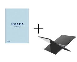 Tafelboek Prada Catwalk + Boekenstandaard Zwart - Koffietafelboek - Luxe Boek - Thames & Hudson - Catwalk Collectie