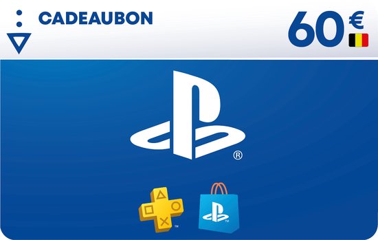 60 euro PlayStation Store tegoed - PSN Playstation Network Kaart (BE)