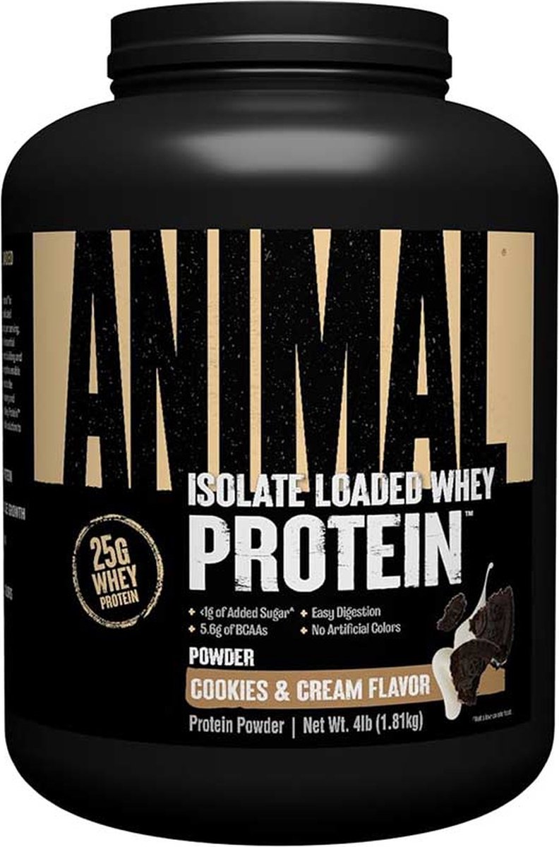 Goedkoopste Animal Whey 2300gr Cookies & Cream