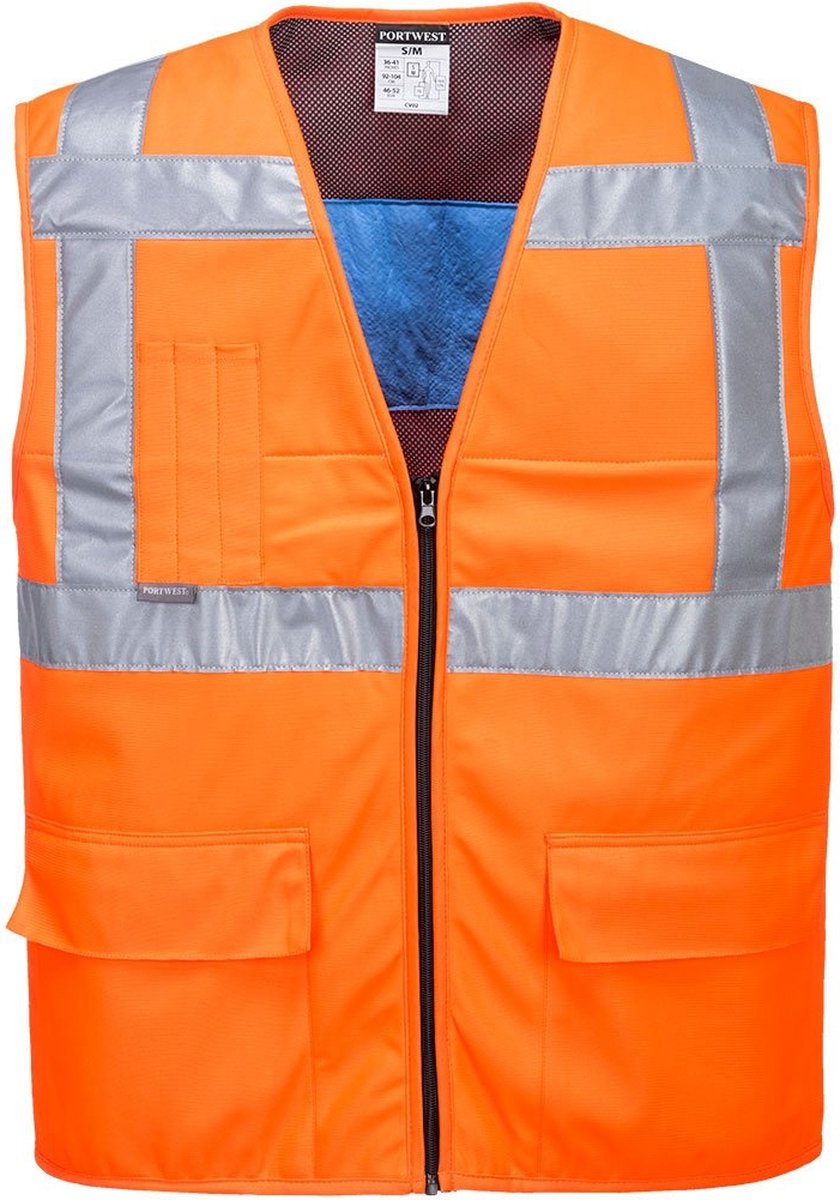 Koelvest oranje L/XL