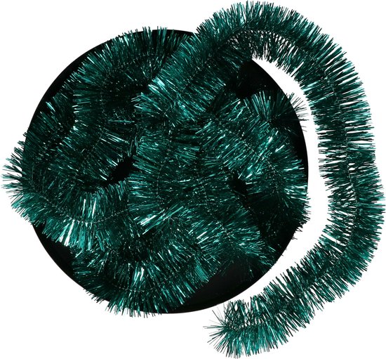 Foto: Inge christmas goods kerstslinger groen folie 270 cm lametta kerstboomslinger