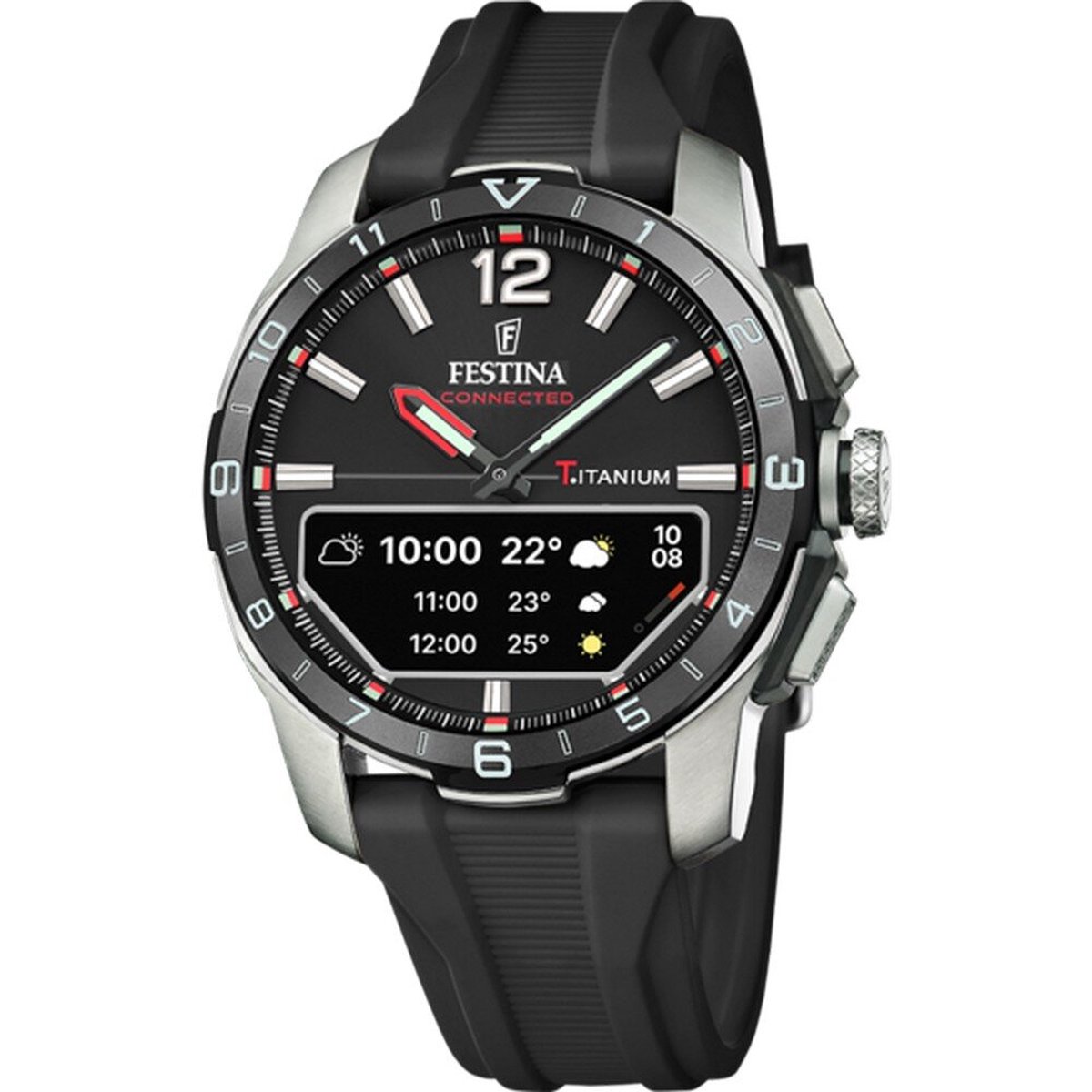 Festina - F23000-4 - Polshorloge - Hybride - Heren - Connected