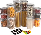 Bocaux de conservation Avalo - Bidons alimentaires - Récipient de stockage des Nourriture - 17 pièces