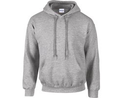 Bella - Unisex Poly-Cotton Full Zip Hoodie - Heather Forest - XXL