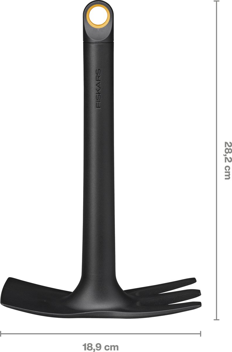 Fiskars Solid Combi Houe - pour creuser et désherber - Binette