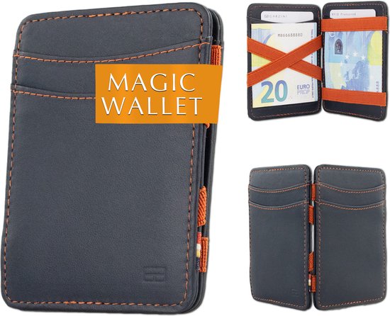 Portefeuille unisexe Hunterson Classic Collection Bleu-orange