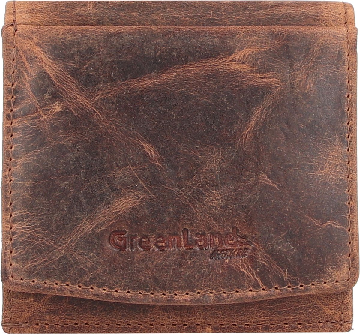 Greenland Nature Montana Portemonnee RFID Leer 10 cm - Jongens - Horizontaal - braun