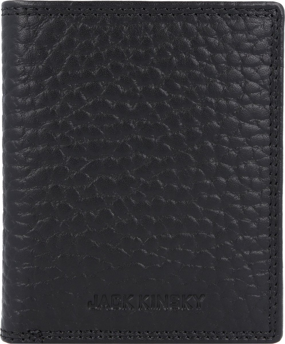 Jack Kinsky Albany 105 Portemonnee RFID Leer 8.5 cm - Jongens - Staand formaat - schwarz