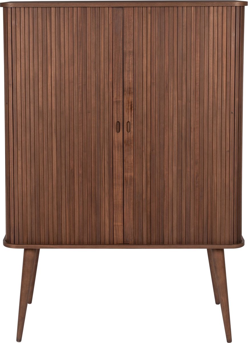 Zuiver Barbier Kast/ Opbergkast Hout Walnoot - Bruin