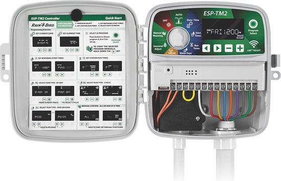 Rainbird - ESP-TM2 - 230V - 8 station - Outdoor - Wifi compatibel - beregeningscomputer