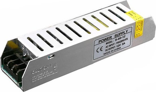 24v Ledstrip Adapter - 6.25A - 150W | bol