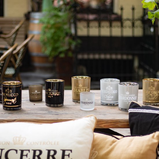 Mars&More - Lanterne Chablis - Vert/ Or - Medium - 12x10 cm